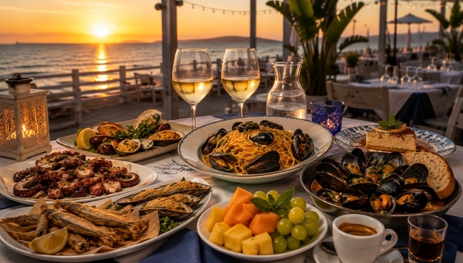 Menu Gourmet di Pesce per Due Persone